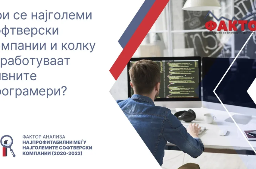Фактор анализа: Кои се најголеми софтверски компании и колку заработуваат нивните програмери?