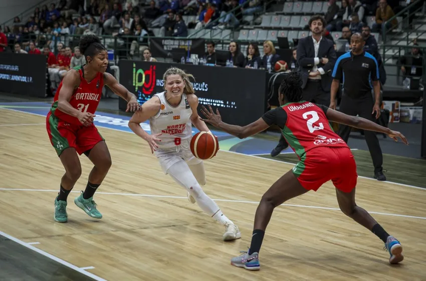  Женската репрезентација издржа само три четвртини и со двоцифрен пораз се враќа од Португалија