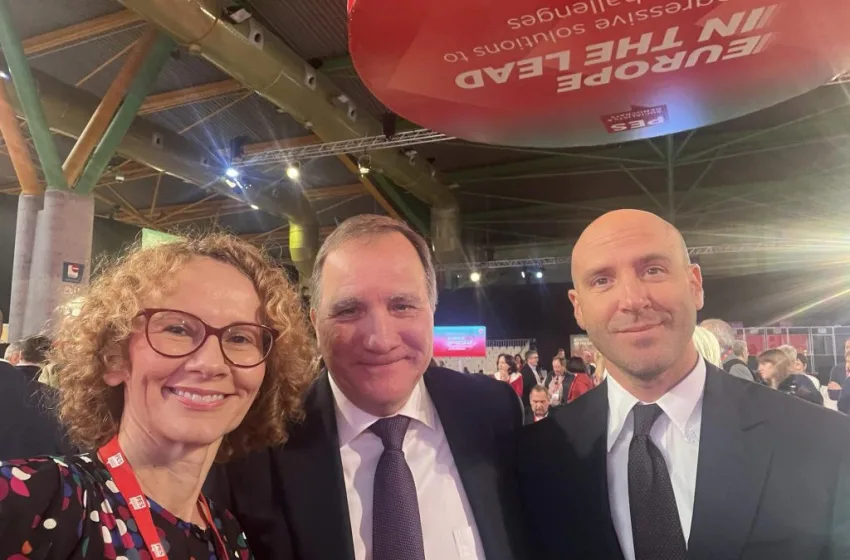  Радмила Шекеринска е повторно избрана за потпретседател на Партијата на европски социјалисти