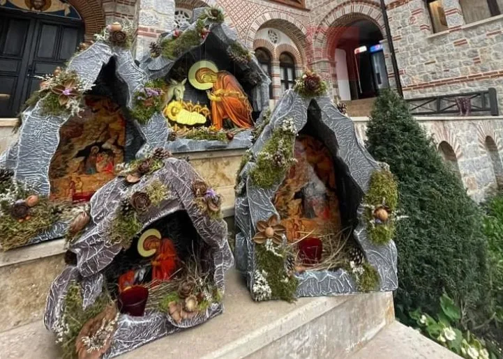  Сестрите од манастирот во Рајчица и годинава изработија божиќни пештери