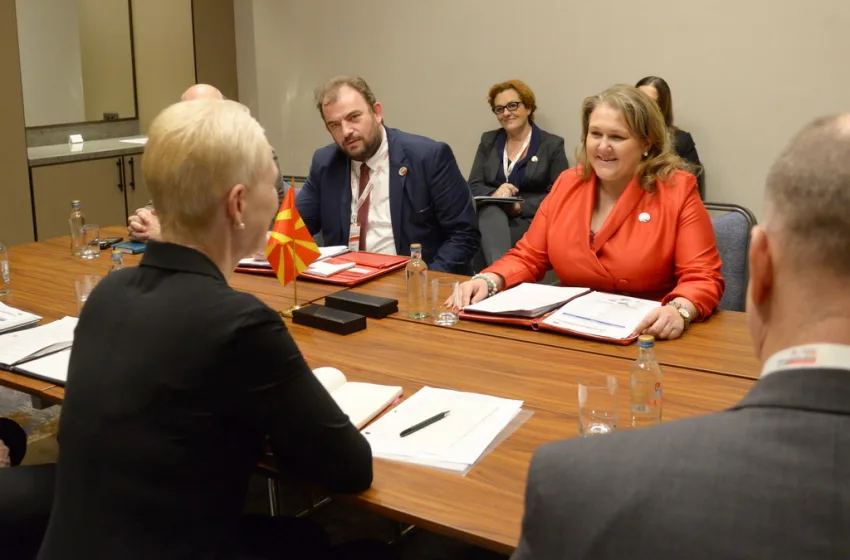  Средба Петровска – Валандер: силно стратешкото партнерство и сојузништво помеѓу Северна Македонија и САД, истакната конструктивната улога на Северна Македонија за регионалната безбедност