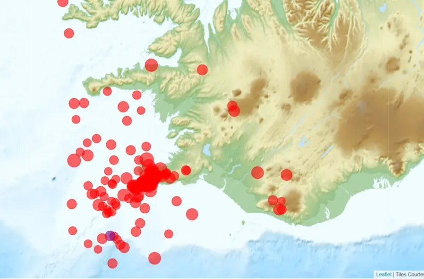  Што се случува на Исланд? 800 земјотреси за неколку часа, се стравува од ерупција – наредена евакуација, прогласена и вонредна состојба
