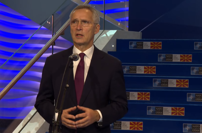 Столтенберг од Скопје го поздрави договорот за примирје меѓу Хамас и Израел