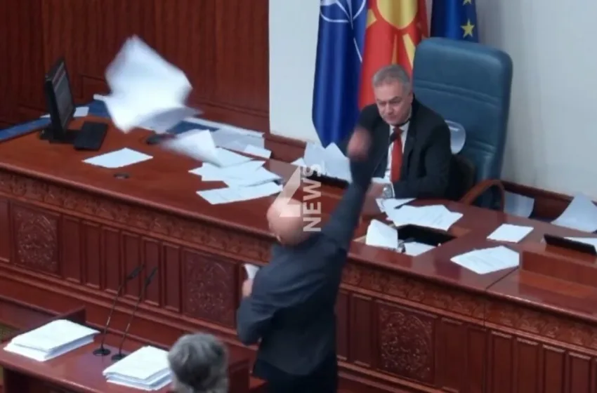  МВР вршеше увид во Собрание по вчерашните нереди – се врши проценка