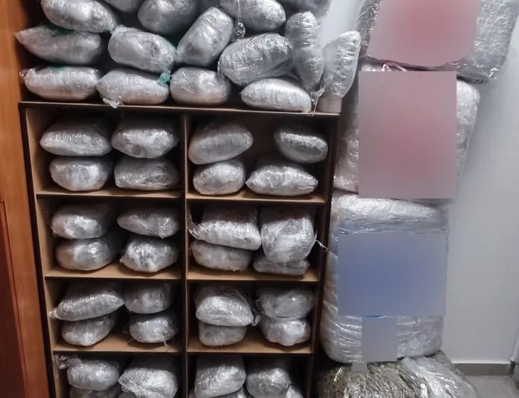  Спречен меѓународен транспорт на 85 килограми марихуана во заедничка акција со грчката полиција