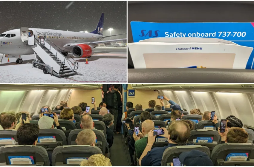 Со специјален лет Скандинавија Ерлајнс се збогува со Боинг 737