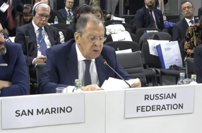  Лавров: ОБСЕ ја дочекува оваа годишнина во жална состојба, а нејзините перспективи се нејасни