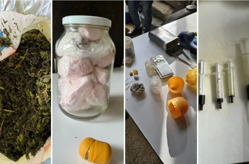 Претрес во скопско Чучер Сандево, приведен дилер, пронајдени амфетамин, марихуана, масло од канабис