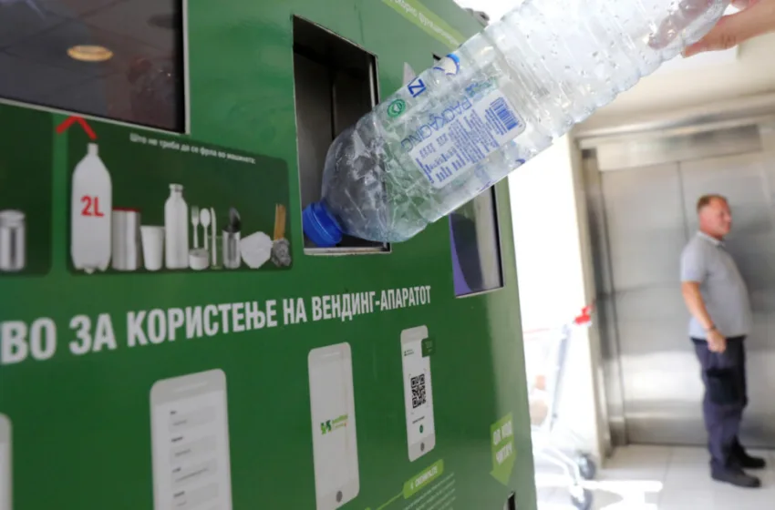  Еко навики за подобро утре: Први вендинг машини поставени во македонските општини