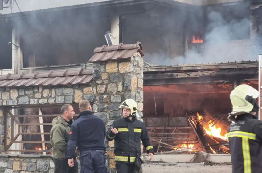  Пожарот во Тетовско е ставен под контрола, следува испитување на водата за пиење