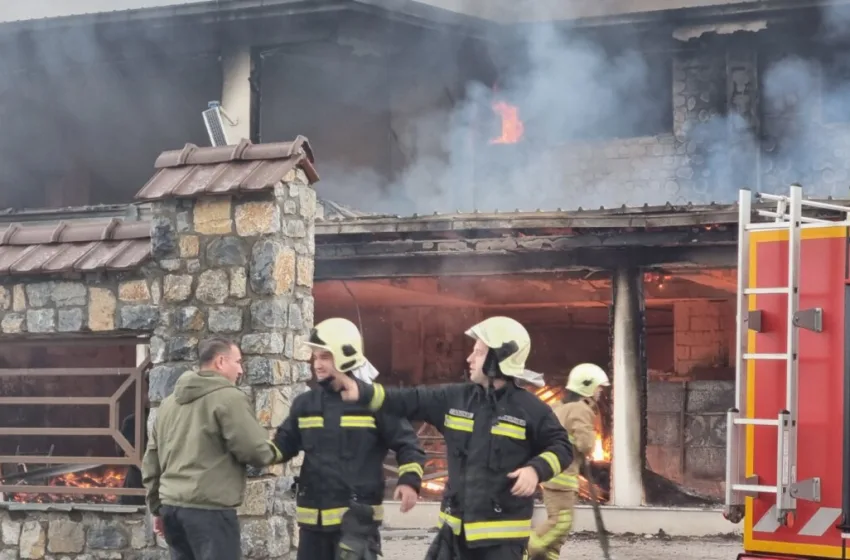  Пожарот во Фалише се уште активен, пожарникарите непрекинато продолжуваат со гаснење