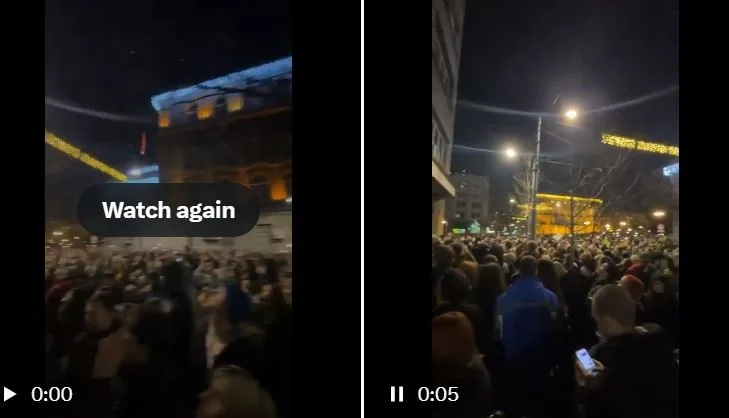  ИНЦИДЕНТИ ВО СРБИЈА: Граѓани фрлаа со јајца – опозицијата ги оспорува изборните резултати