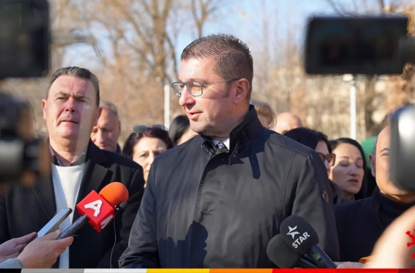 Мицкоски: Ценам дека е потребно учеството на ВМРО-ДПМНЕ во техничката влада, и номинација на личности кои ќе го чуваат демократскиот процес од злоупотребите на власта
