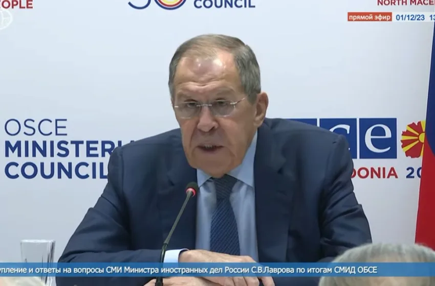  Лавров: ОБСЕ е загрижено само за луѓе за кои има интерес, не се работи за сите луѓе како што се тврди во слоганот!