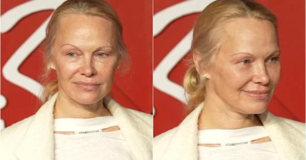  Памела Андерсон прошета без шминка на црвениот тепих