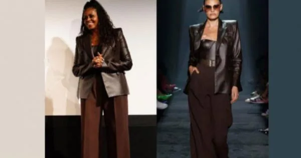 Мишел Обама доминира во кожа на црвениот тепих