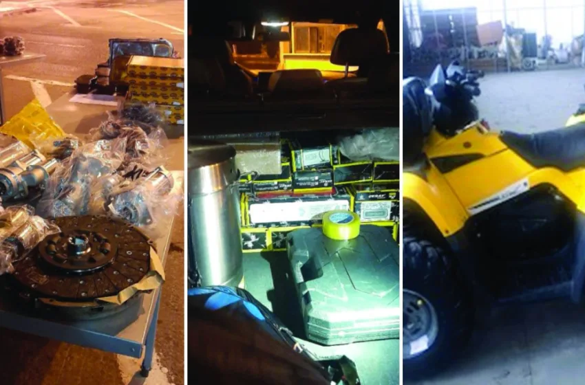  Спречен шверц на 516 делови за камиони и едно АТВ возило