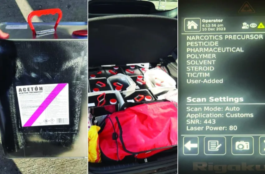  На Табановце спречен обид за шверц на 126 литри прекурзори за производство на дрога