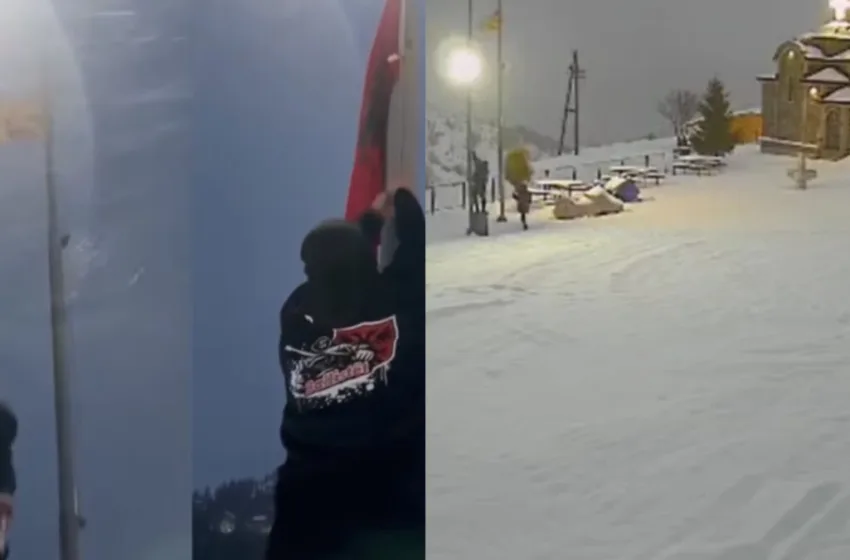  Полицијата изврши разговор и со 23-годишник од Мала Речица по поставувањето на знамето на Попова Шапка