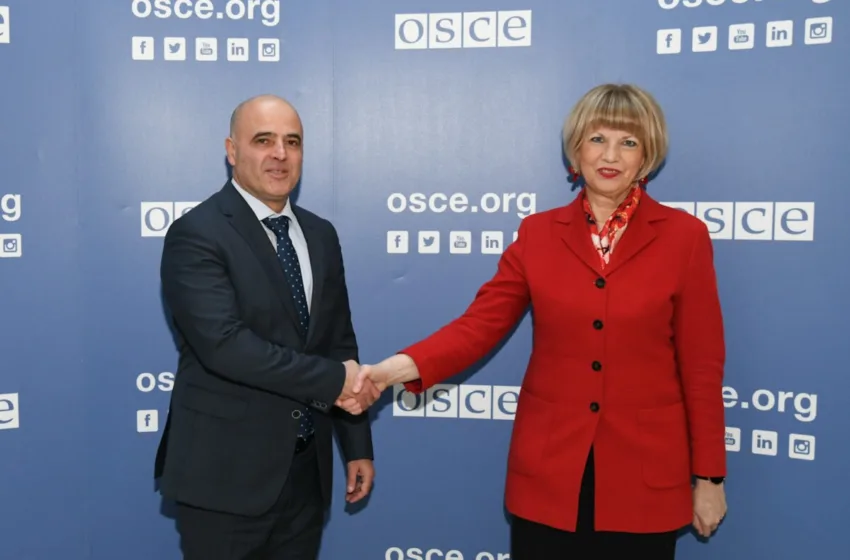 Средба Ковачевски-Шмид: Северна Македонија значајно придонесе за ОБСЕ и за европската безбедност