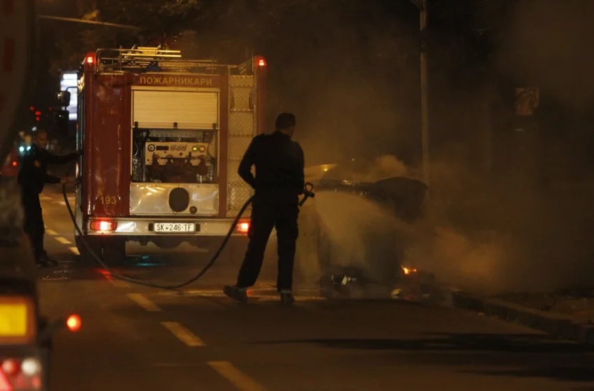  Се запали викендичка во Катланово – ја гасат 15 пожарникари