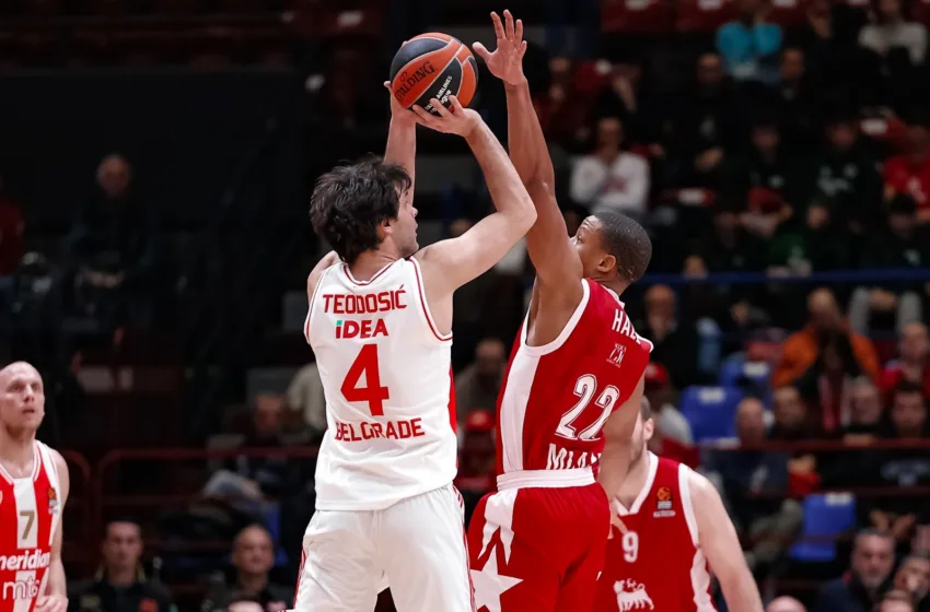  Неверојатна трансформација на Звезда за два дена: Прими 100 поена од Асвел, па го задржа Милано на 62