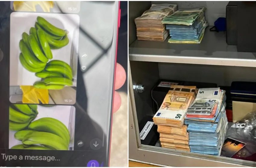 Полицијата фати 2,6 тони кокаин скриен во банани