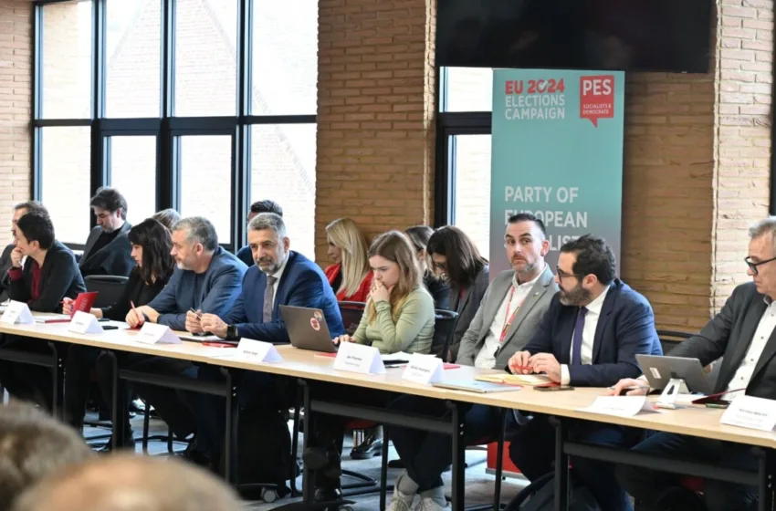  Зечевиќ на состанок на генералните секретари на ПЕС во Лондон: СДСМ е рамо до рамо со европските сестрински партии