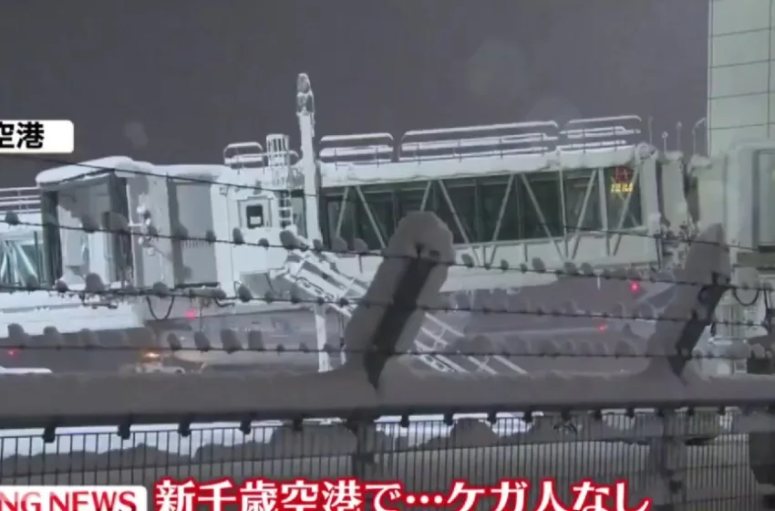  ВИДЕО ДРАМА НА АЕРОДРОМ: Се судрија два патнички авиони во Јапонија, во едниот имало 289 патници, се појавија првите снимки