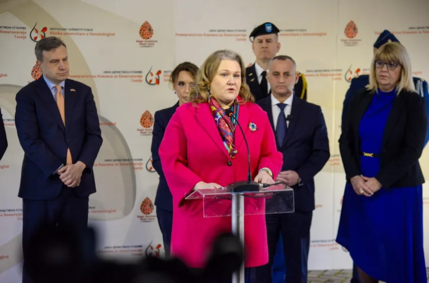  Петровска на отворањето на Регионалниот центар за лекување на хематолошки болести: пријателството и сојузништвото со САД ги надминуваат сите граници