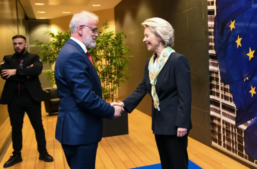  Средба Џафери – Фон дер Лајен во Брисел: Македонија има постигнато многу и треба да продолжи по европскиот пат