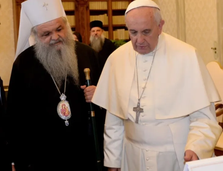  Г. г. Стефан во посета на Рим и Ватикан, денеска на средба со папата Франциск