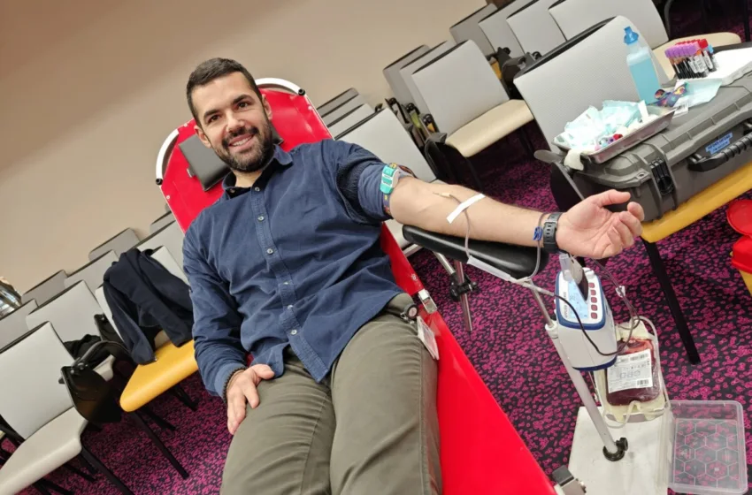 Традиционална крводарителска акција во Клиника Жан Митрев, вработените и нивните семејства даруваа крв