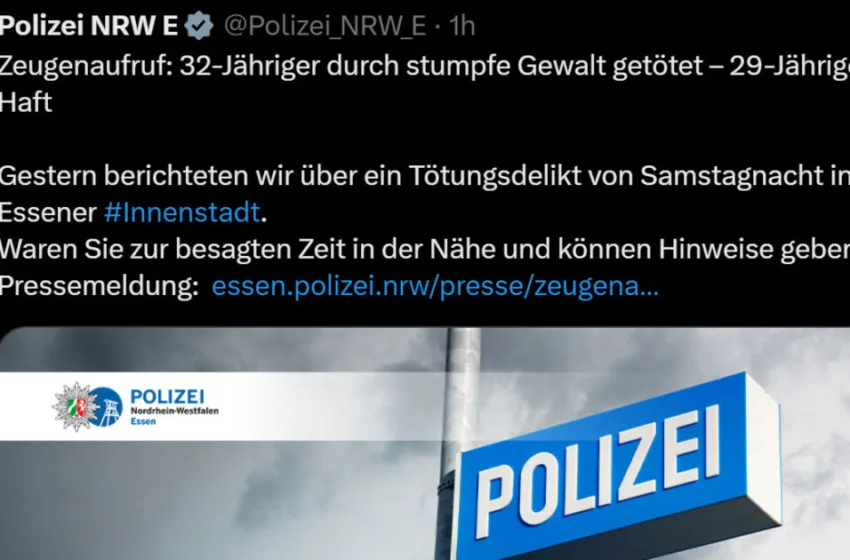 Германската полиција бара сведоци по убиството на 32-годишниот Македонец