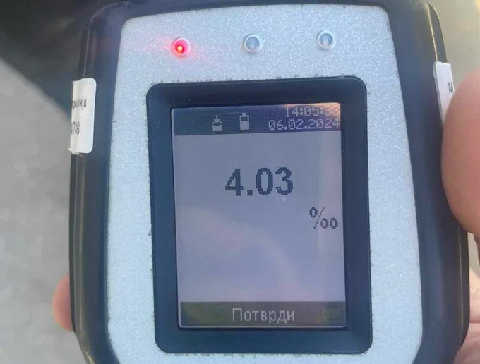 Возач од Битола фатен со 4,03 промили алкохол во крвта