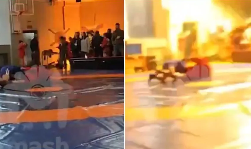  ВИДЕО СТРАШНА ЕКСПЛОЗИЈА НА НАТПРЕВАР НА ДЕТСКО ЏУДО! Донел граната и случајно ја испукал, има повредени!