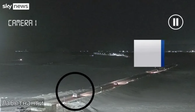  Камерите го снимиле полноќниот конвој кој го пренесува телото на Навални?!