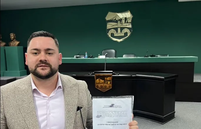  Мартин Стојановски e новиот член на Советот на Град Скопје, го зазема местото на Стефан Андоновски