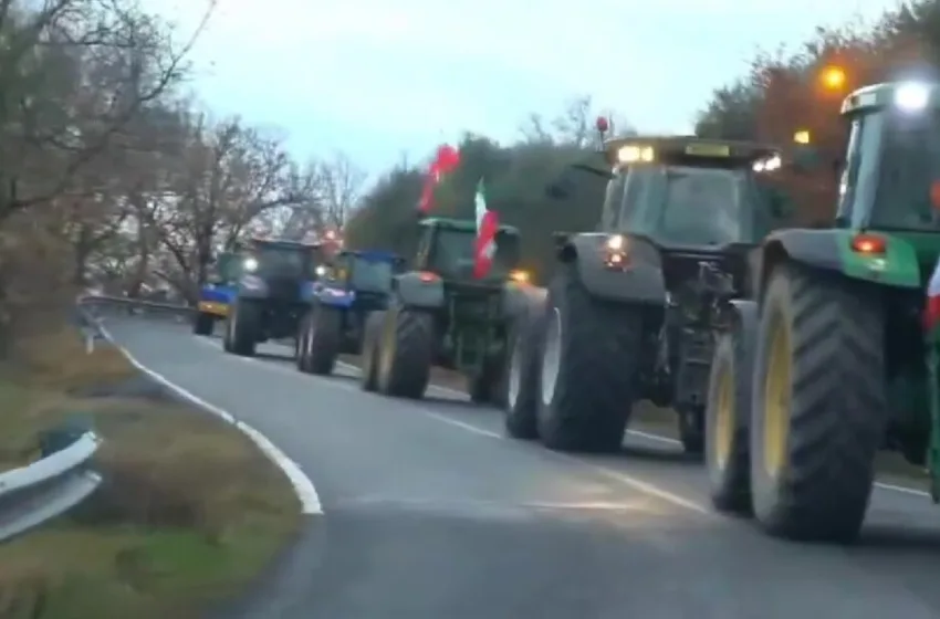  Се шири побуна во Европа: Конвој трактори одат кон Рим, фармери со крави шетаа низ Милано