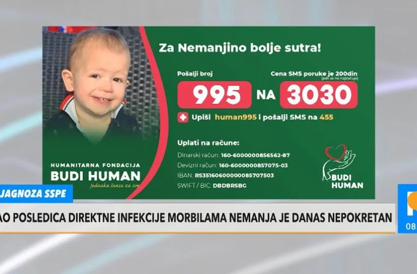 ДЕТЕНЦЕ ОД СРБИЈА ОСТАНУВА НЕДВИЖНО ПО ПРЕЛЕЖАНИ МОРБИЛИ: По долги испитувања вирусот е пронајден во мозокот, таму останал
