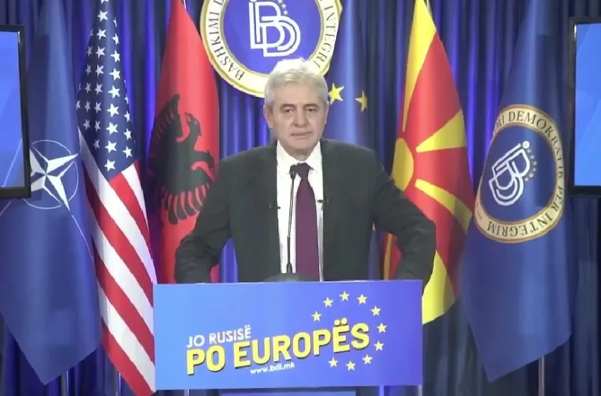  „Изборите ќе бидат најголемата победа што некогаш ја извојувале Албанците во Македонија“, вели Ахмети