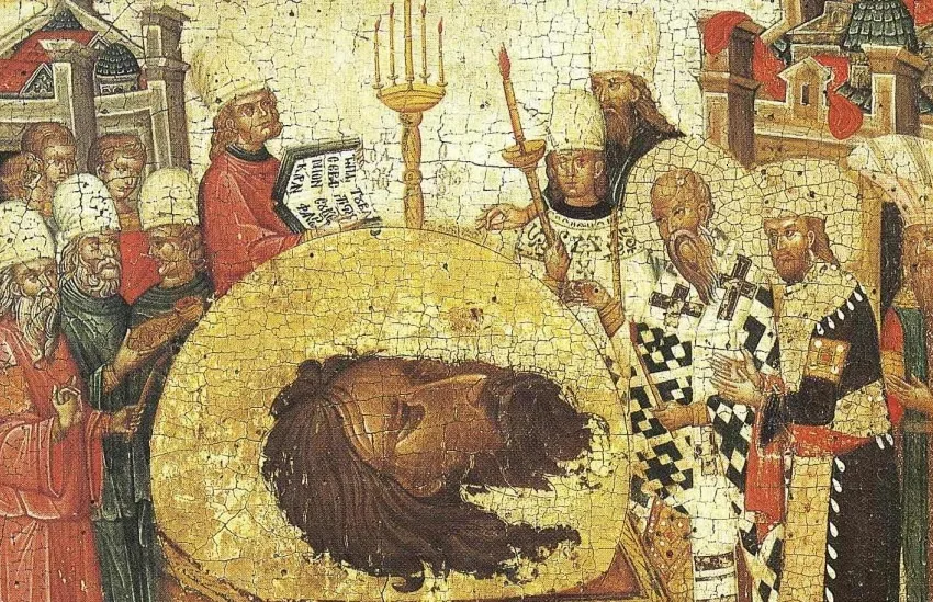 Наоѓање на главата на Свети Јован Крстител