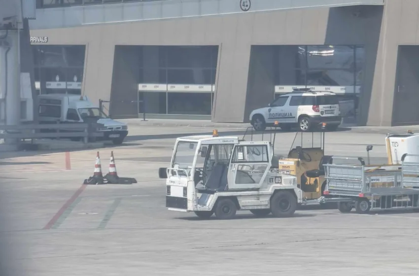  Апсење на скопскиот аеродром, поради кражба на возило