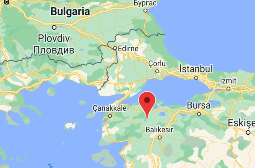  4.8 степни по Рихтер, силен земјотрес вечерва во Баликесир, Турција