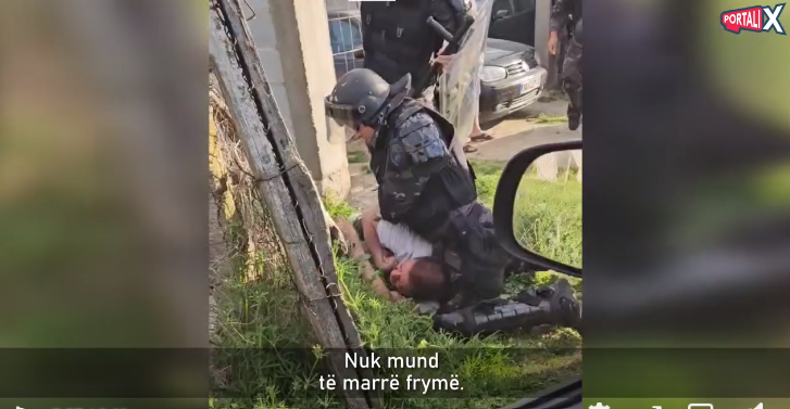  Фуркан Салиу објави ново видео од апсењето: Не можам да ги дишам