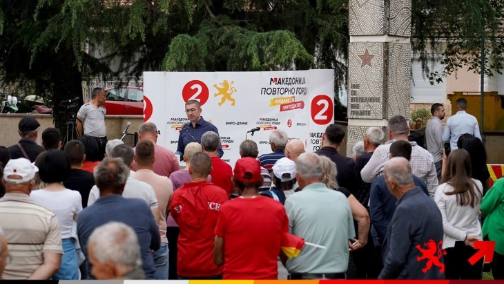  Мицкоски: Има големо будење и обединување на граѓаните околу идејата за промени