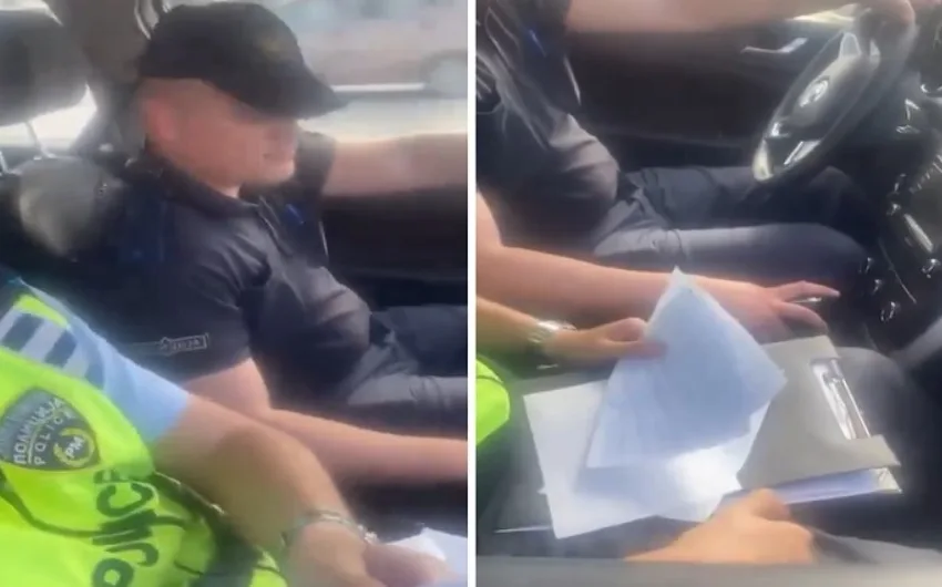 ВИДЕО „Јас сум Албанец“: Граѓанин одбива да прими казна оти била напишана на македонски јазик