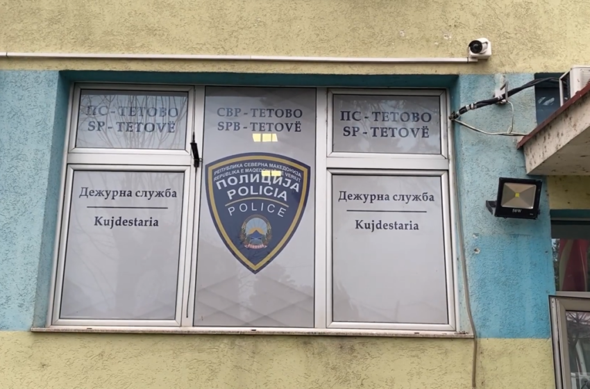 Лепеле плакати во молк: Две лица на службен разговор во СВР Тетово