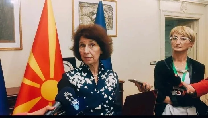  Силјановска Давкова по средбата со Матарела: Побарал гаранции од италијанскиот претседател