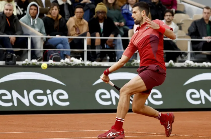  Ѓоковиќ во три сета го помина првото коло, но не му беше лесно!